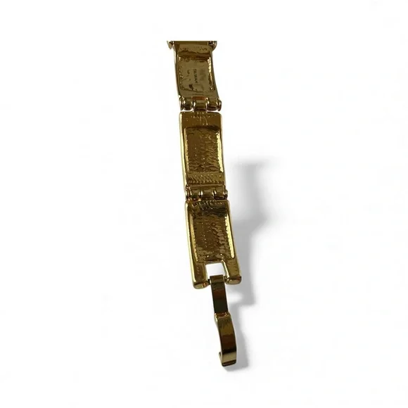 Faberge Gold Watch with Colorful Rhinestones - Picture 4 of 8